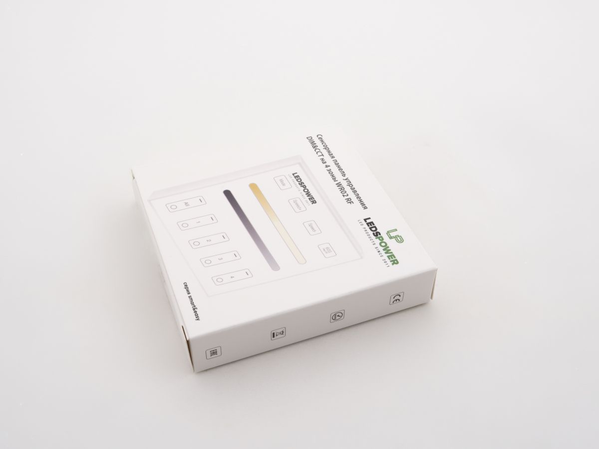 Сенсорная панель управленияLEDS POWER DIM&CCT на 4 зоны WR02 RF 006482 в Санкт-Петербурге