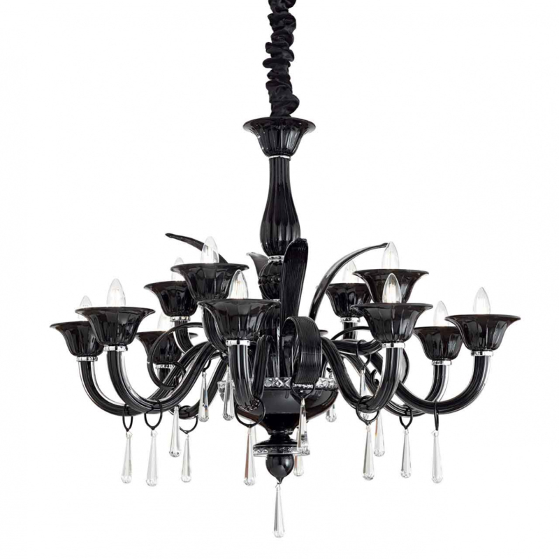 Подвесная люстра Ideal Lux Renoir SP12 Nero 045672 в Санкт-Петербурге