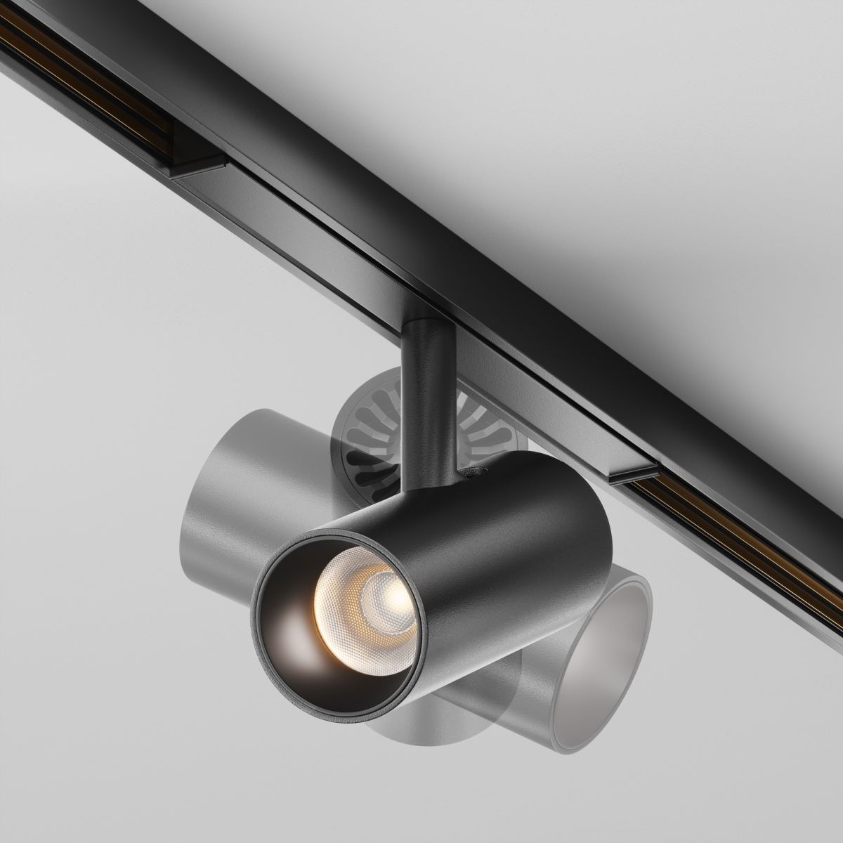 Трековый магнитный светильник Maytoni Technical Focus Led Exility X TR243-5W3K-B в Санкт-Петербурге