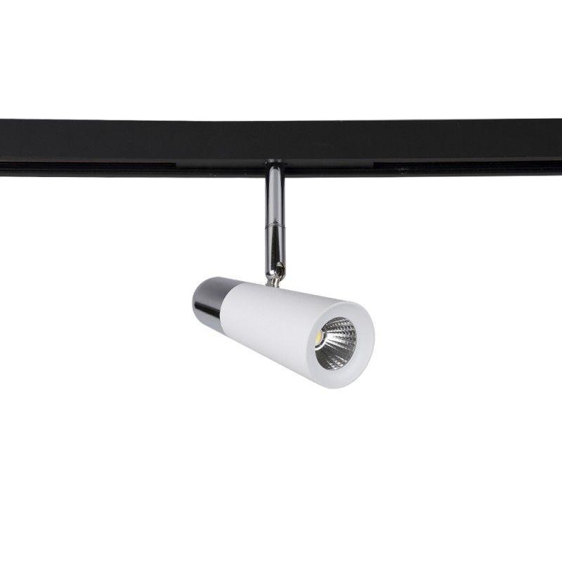 Трековый светодиодный светильник для магнитного шинопровода Crystal Lux Space CLT 0.33 006 12W WH-CH 4000K в Санкт-Петербурге