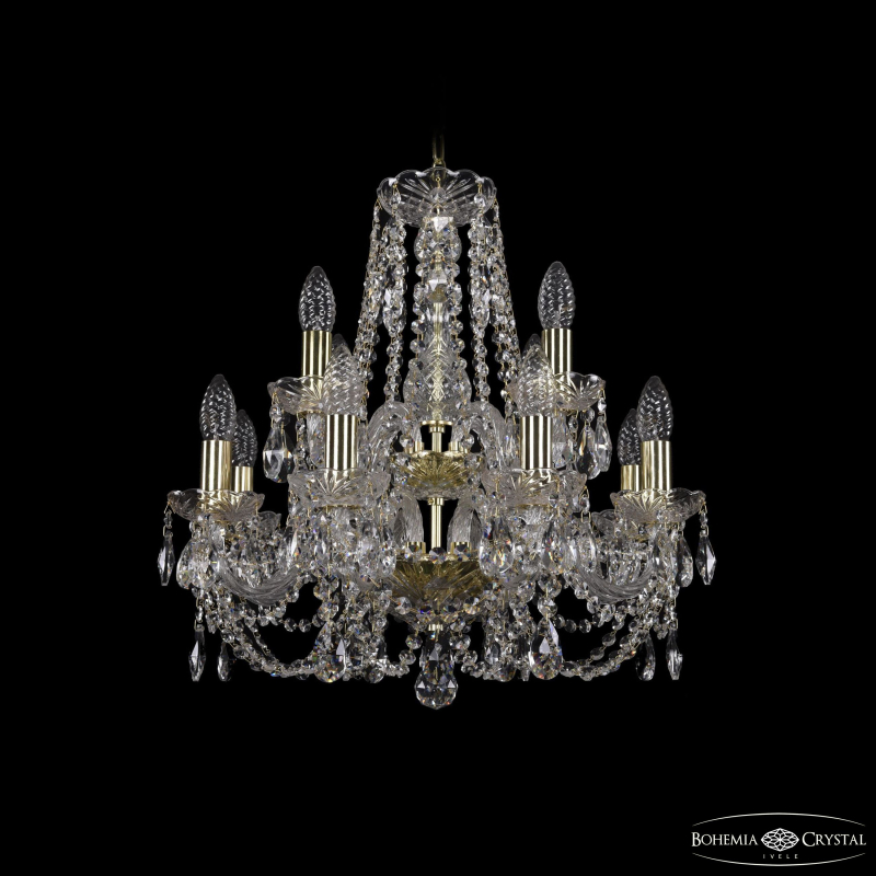 Подвесная люстра Bohemia Ivele Crystal 1406/8+4/160/2d G в Санкт-Петербурге