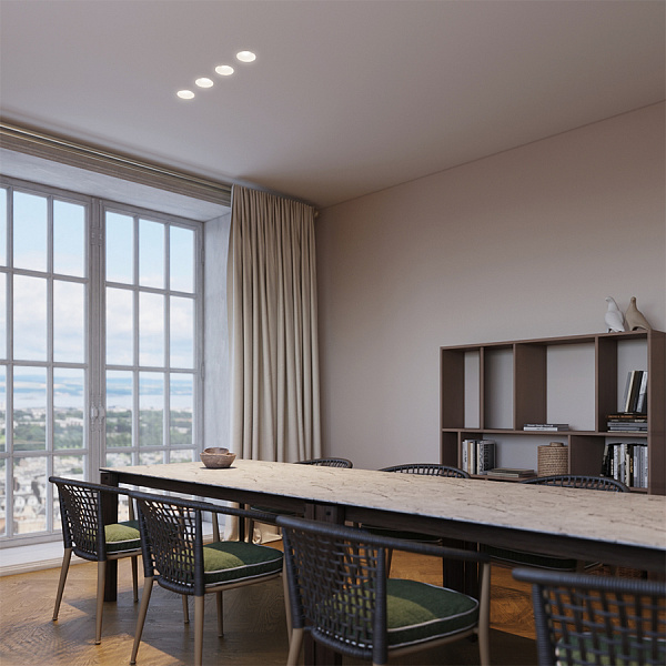 Встраиваемый светодиодный светильник (под шпаклевку) Ledron Strong mini DL3281 White 3000K 00000019078 в Санкт-Петербурге