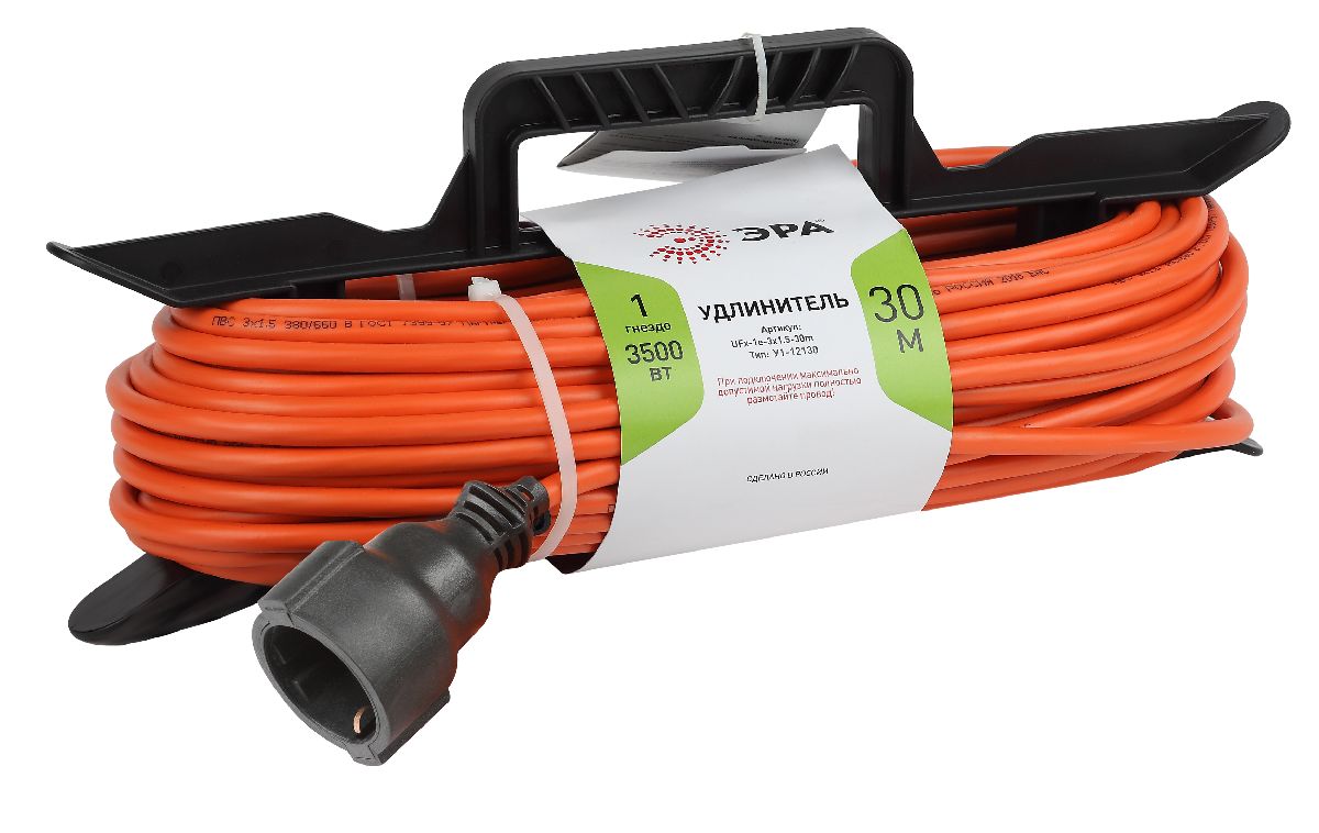 Удлинитель силовой Эра UFx-1e-3x1.5-30m Б0046830 в Санкт-Петербурге