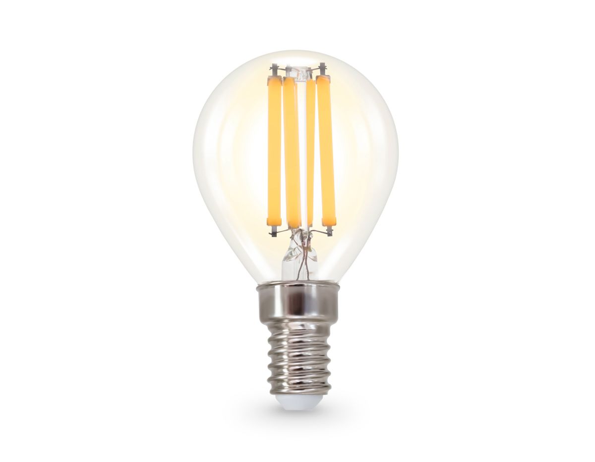 Филаментная светодиодная лампа Ambrella Light Bulbing E14 15W 4000K шар 451534 в Санкт-Петербурге