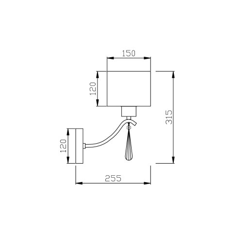 Бра Vele Luce Platonico VL1623W01 в Санкт-Петербурге