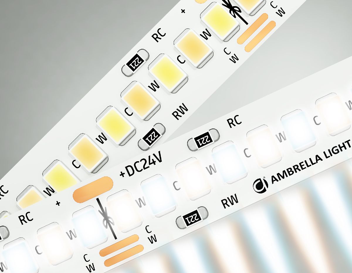 Светодиодная лента Ambrella Light LED Strip 24В 2835 18Вт/м 3000-6500K 5м IP20 GS4151 в Санкт-Петербурге