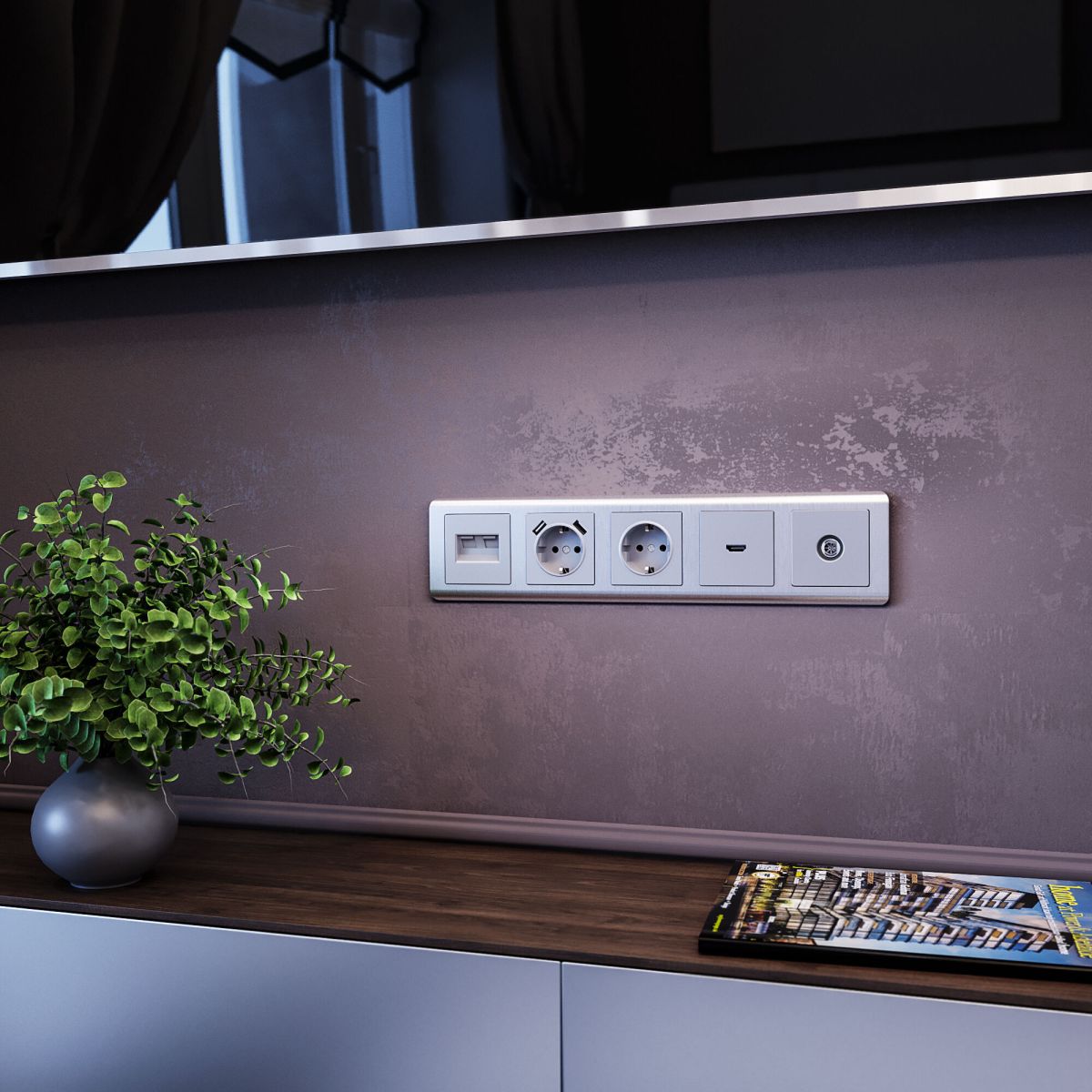 Розетка HDMI Werkel W1186006 4690389157646 a050877 в Санкт-Петербурге