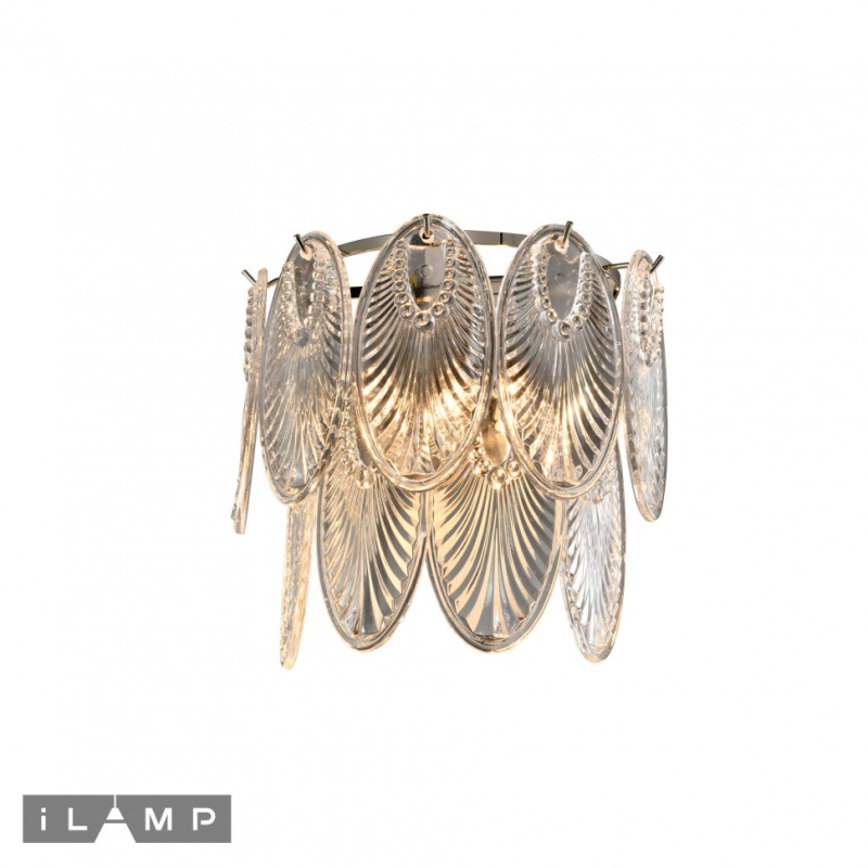 Настенный светильник iLamp Gramercy W2548-2 Nickel в #REGION_NAME_DECLINE_PP#