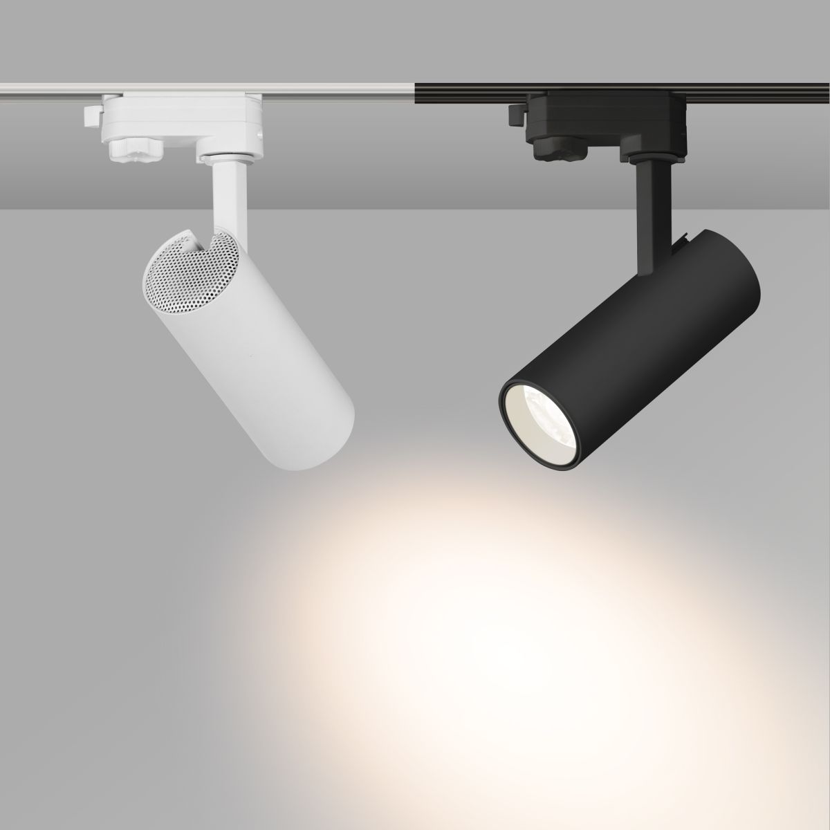 Трековый трехфазный светильник Arlight LGD-GERA-O-TRUECOLOR-4TR-R55-10W Warm3000 CRI98 (BK, 24 deg, 230V) (IP20 Металл) 061431 в Санкт-Петербурге