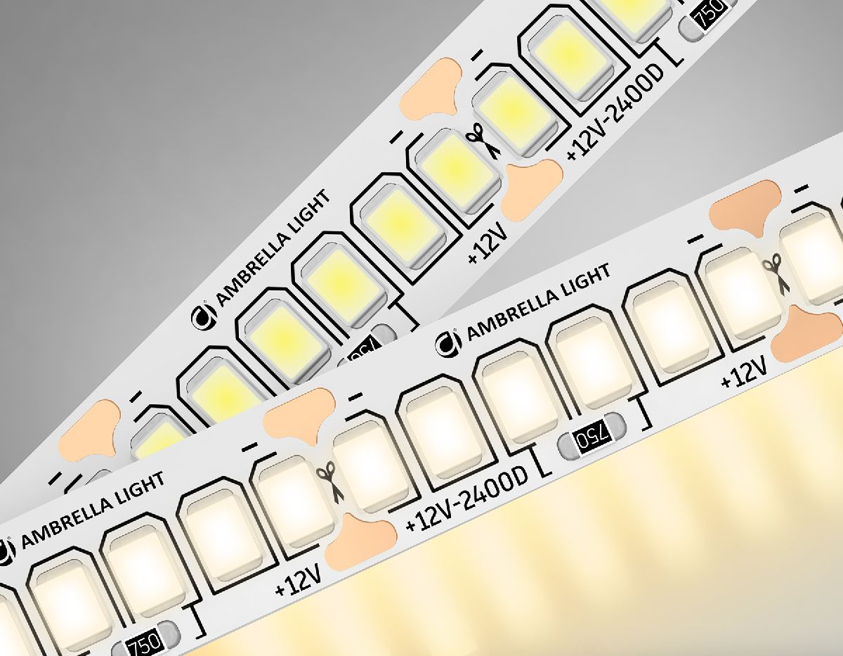 Светодиодная лента Ambrella Light LED Strip 12В 2835 19,2Вт/м 3000K 5м IP20 GS1501 в Санкт-Петербурге