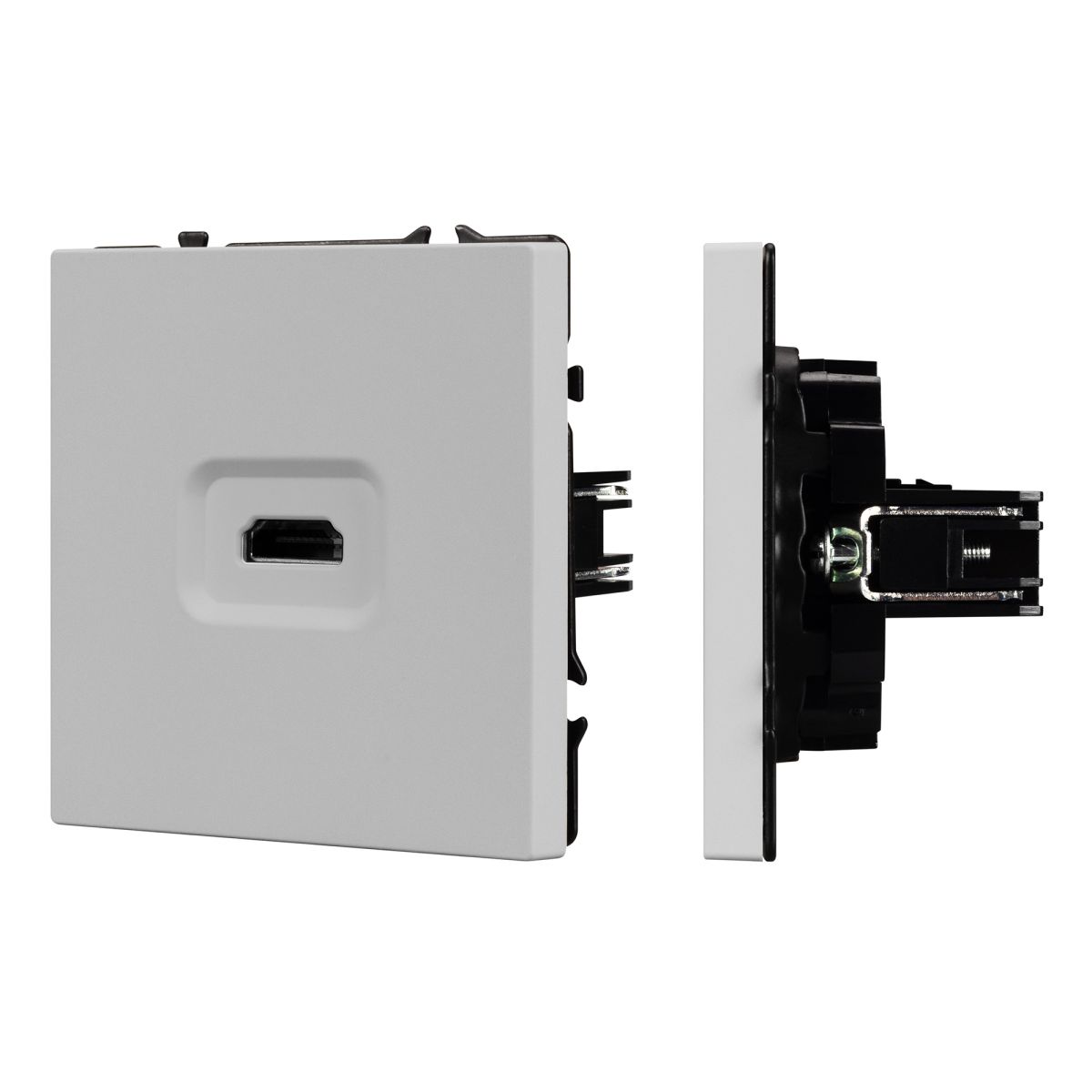 Механизм HDMI розетки Arlight SCT-NOBE-MHD1-SFPL-IS (Никель) 061845 в Санкт-Петербурге