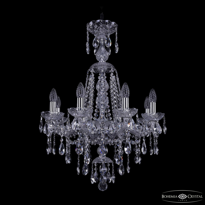 Подвесная люстра Bohemia Ivele Crystal 1415/8/200/XL-76 Ni в Санкт-Петербурге