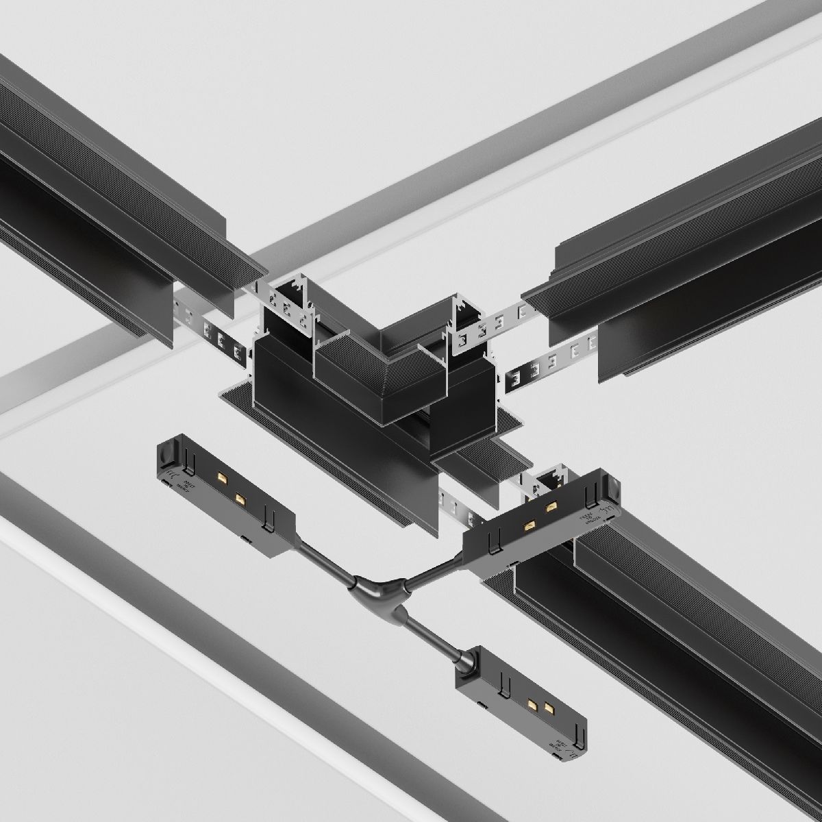 Угол-соединитель для магнитного шинопровода Maytoni Technical Magnetic track system Gravity TRA010CT-42B в Санкт-Петербурге