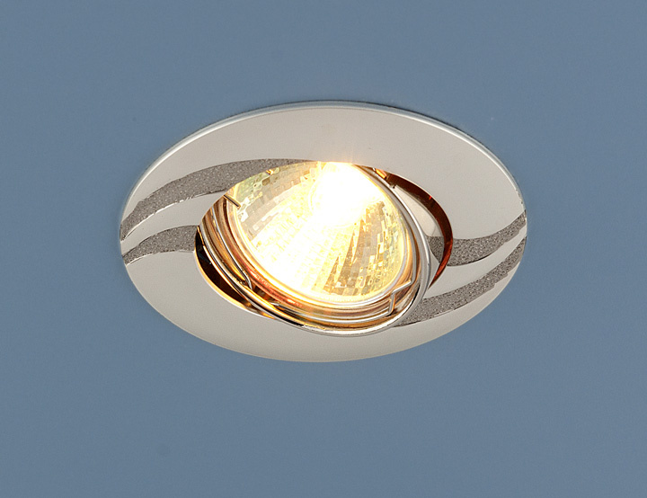 Встраиваемый светильник Elektrostandard 8012 MR16 PS/N перламутровое серебро/никель 4690389067136 в Санкт-Петербурге