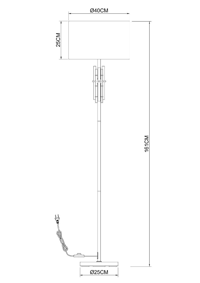 Торшер Arte Lamp Taygeta A4097PN-1CC в Санкт-Петербурге