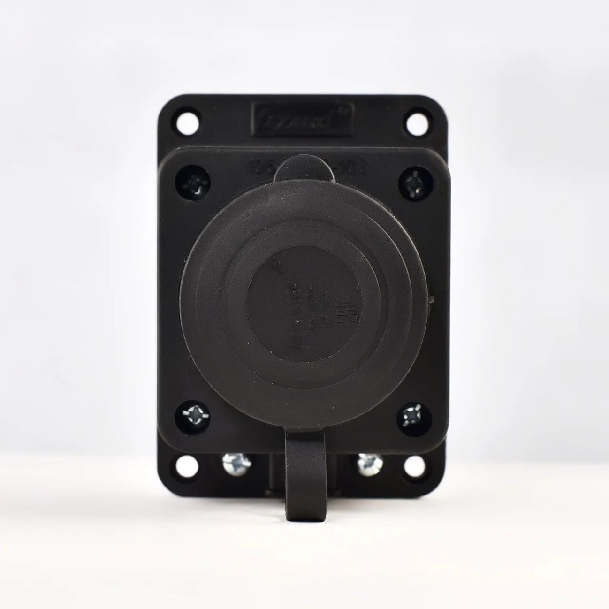 Розетка наружная прямая с заглушкой Lezard Каучук 106-0400-0103/103 в Санкт-Петербурге