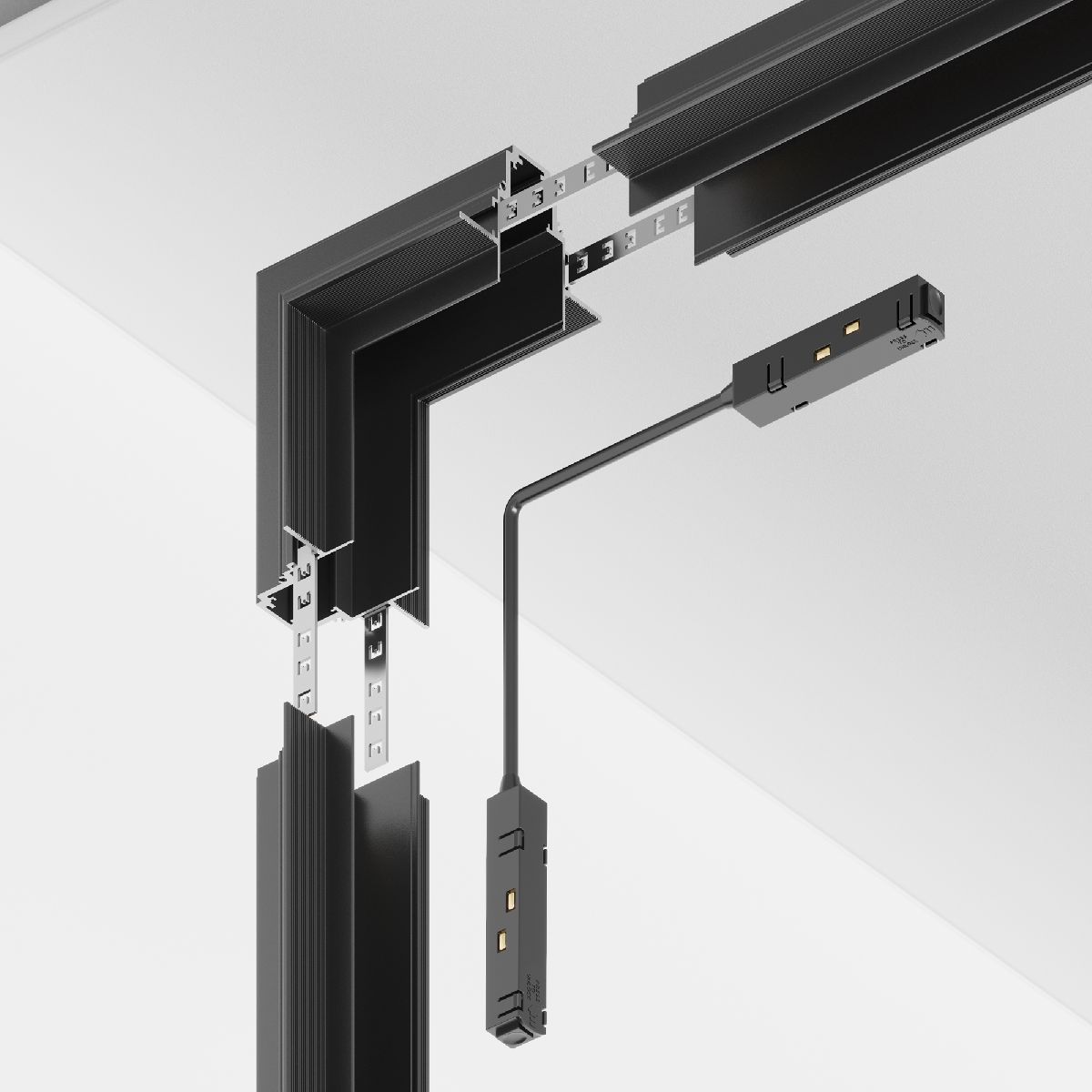 Угловой коннектор внутренний Maytoni Accessories for tracks TRA004ICL-22B в Санкт-Петербурге