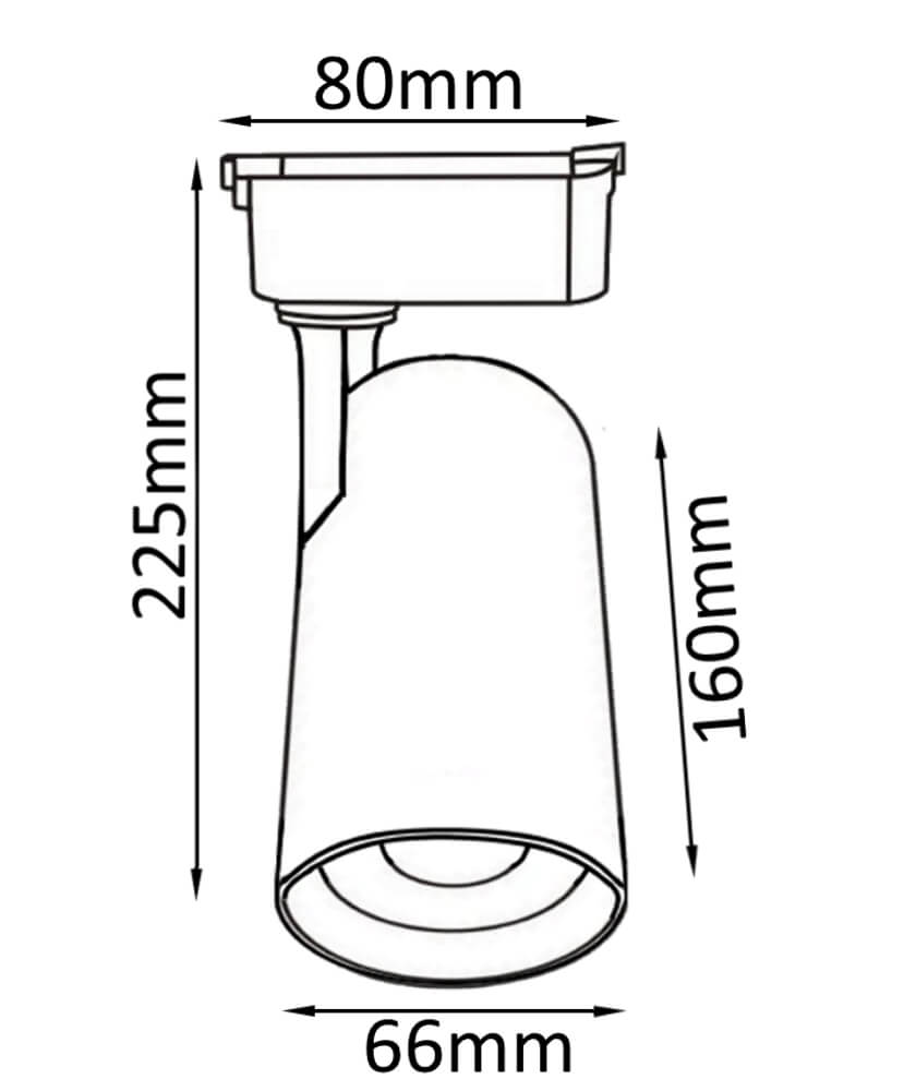 Трековый светильник Crystal Lux CLT 0.31 006 CLT 0.31 006 20W WH в Санкт-Петербурге