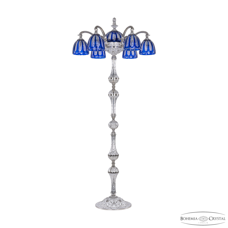 Торшер Bohemia Ivele Crystal Verona 72009TP/6/175 NW P1 D Clear-Blue/H-1H FL2S в Санкт-Петербурге