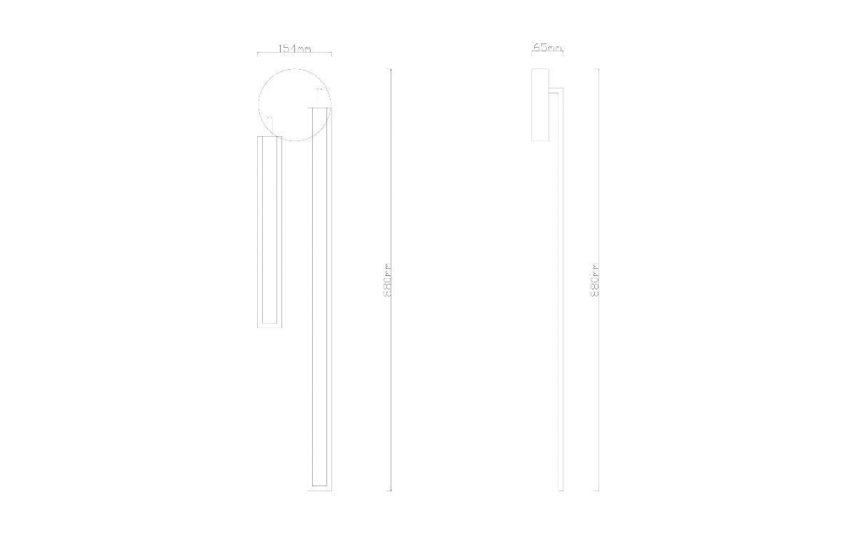 Настенный светильник Arte Lamp Dabih A2019AP-36BK в Санкт-Петербурге