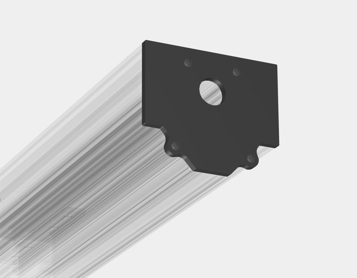 Заглушка для магнитного шинопровода в натяжной потолок 2шт Ambrella Light Track System GL1990 в #REGION_NAME_DECLINE_PP#