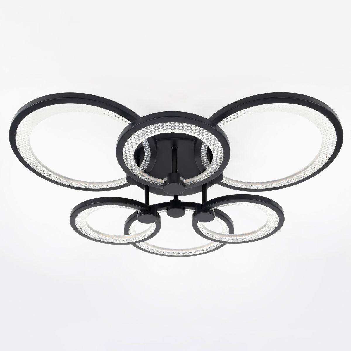 Потолочный светильник Эра Модерн Odry CLL-1-117W 3K-6,5K RC BK в Санкт-Петербурге