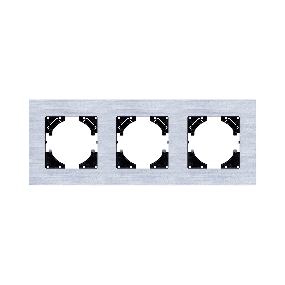 Рамка 3-постовая, серебро Kollinger Reflex AL RA3SR в #REGION_NAME_DECLINE_PP#