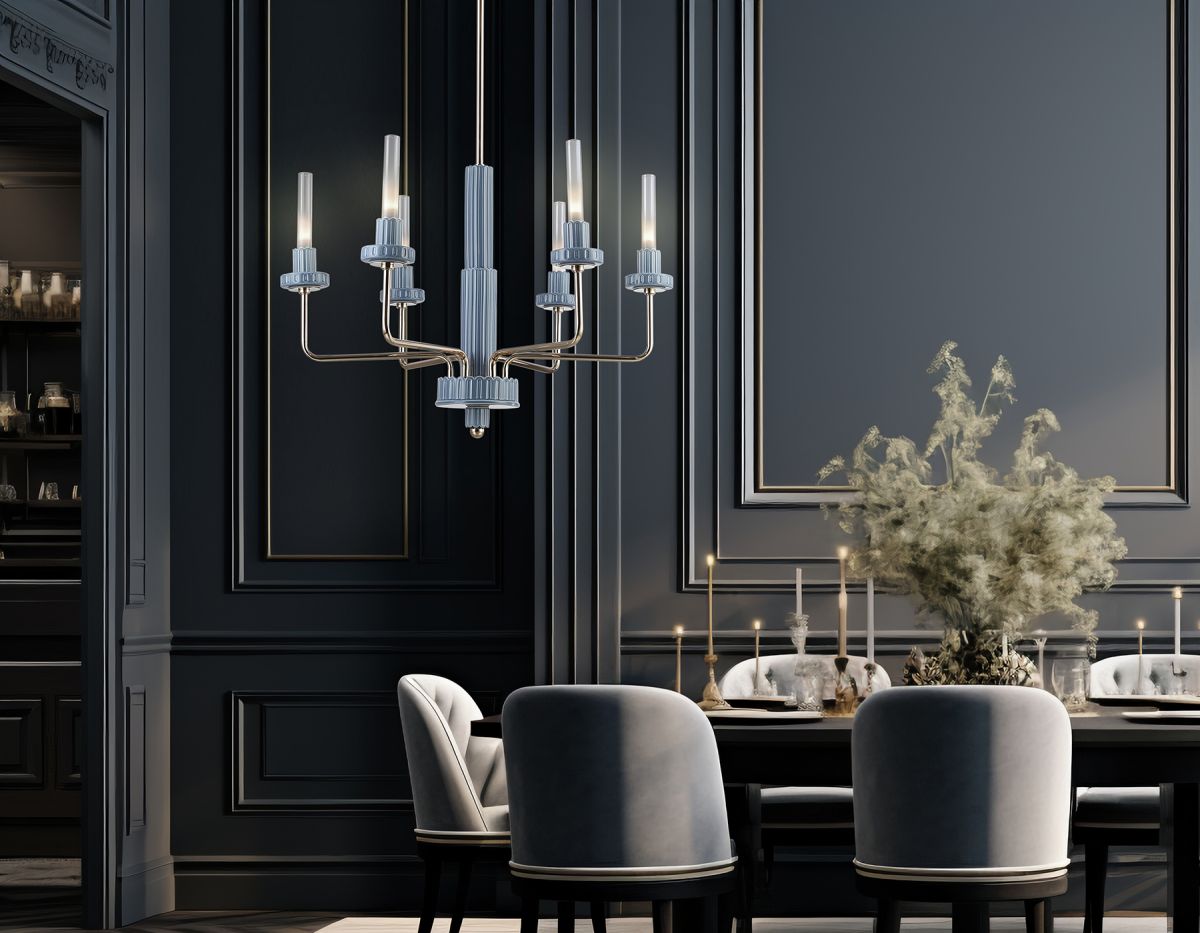 Люстра на штанге Ambrella Light High Light Ceramo Modern LH53124 в #REGION_NAME_DECLINE_PP#