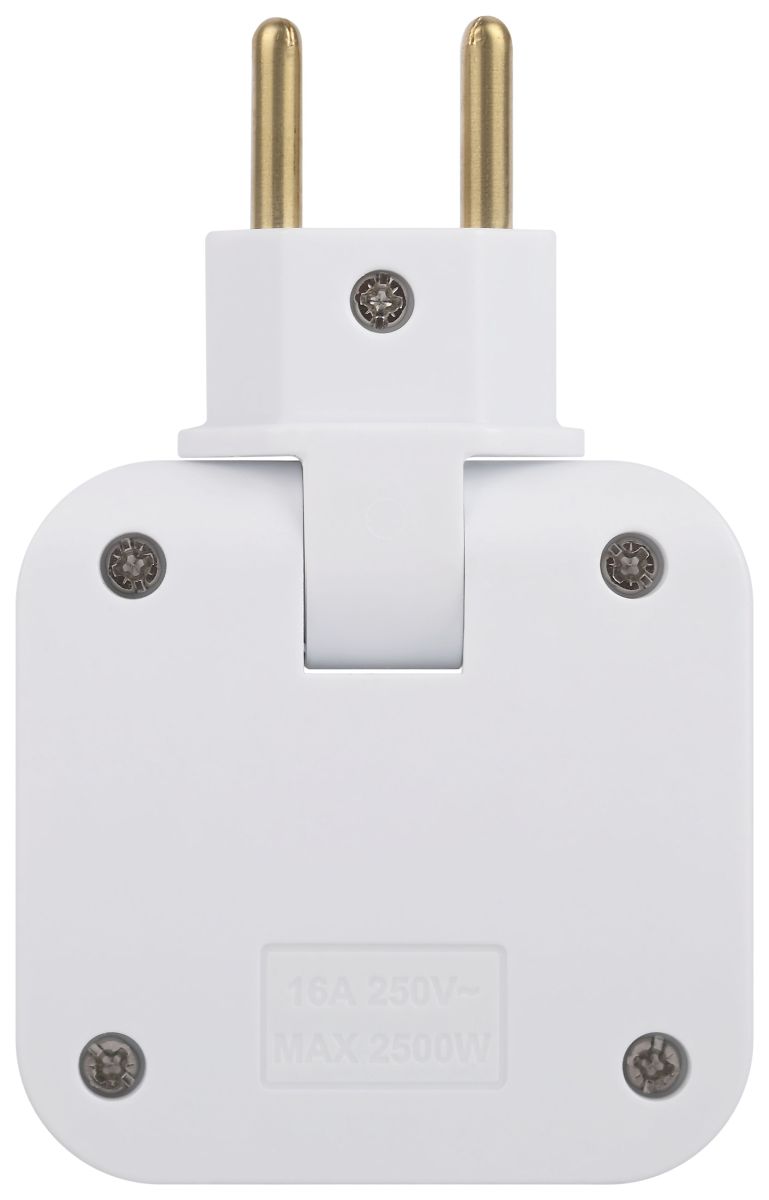 Разветвитель электрический Эра SPF-2-FL-USBC поворотный на 2 розетки + 2USB A+C 10А белый Б0069090 в Санкт-Петербурге