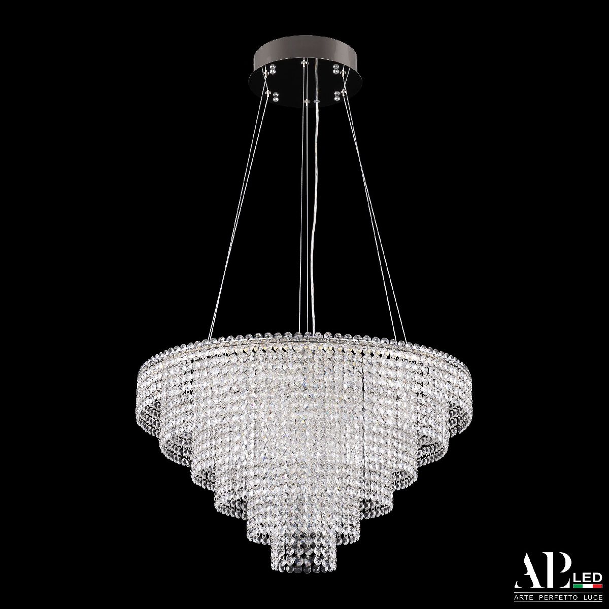 Каскадная люстра Arte Perfetto Luce Sicilia SH13.60.C.Ni.4000 в Санкт-Петербурге