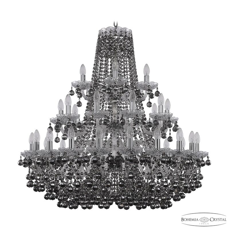Подвесная люстра Bohemia Ivele Crystal 1409/20+10+5/360/3d Ni R781 в Санкт-Петербурге