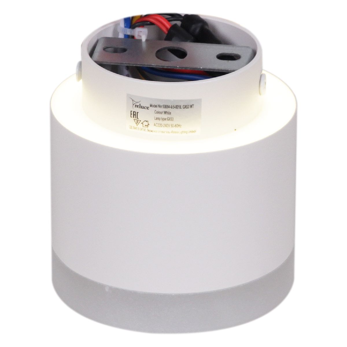 Накладной светильник Reluce 53004-9.5-001IL GX53+LED3W WT в Санкт-Петербурге