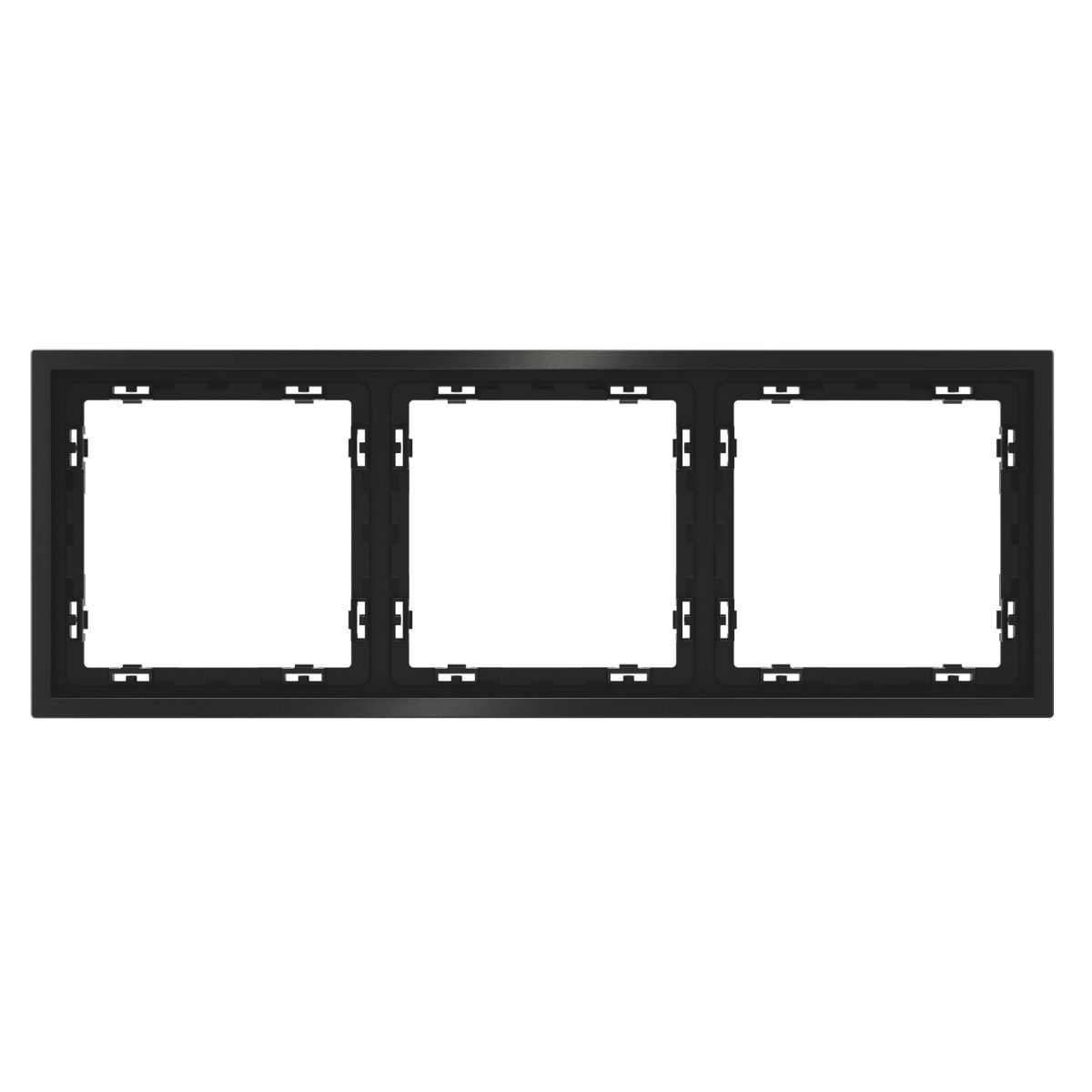 Рамка металлическая на 3 поста S70 Metal (антрацит) Voltum VLSM120312 в Санкт-Петербурге