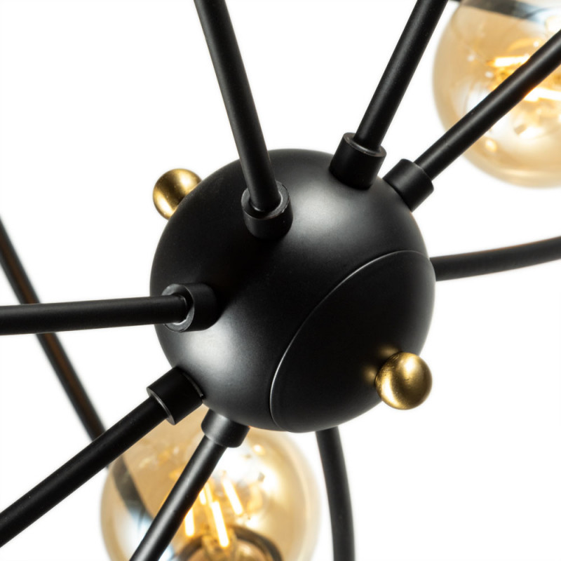 Люстра на штанге ARTE Lamp A1963PL-8BK в #REGION_NAME_DECLINE_PP#