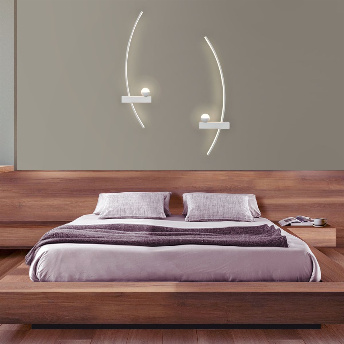 Настенный светильник Escada Ray 10220/2LED White R в Санкт-Петербурге