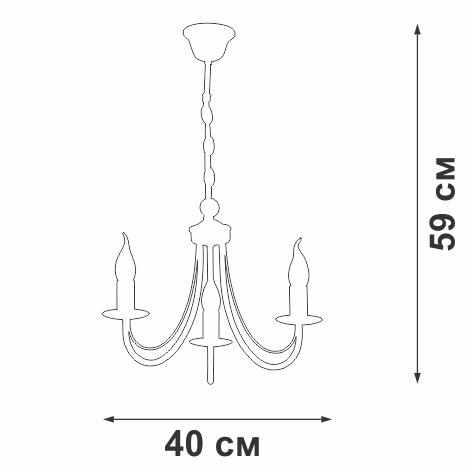 Подвесная люстра Vitaluce V3714-3/3 в Санкт-Петербурге