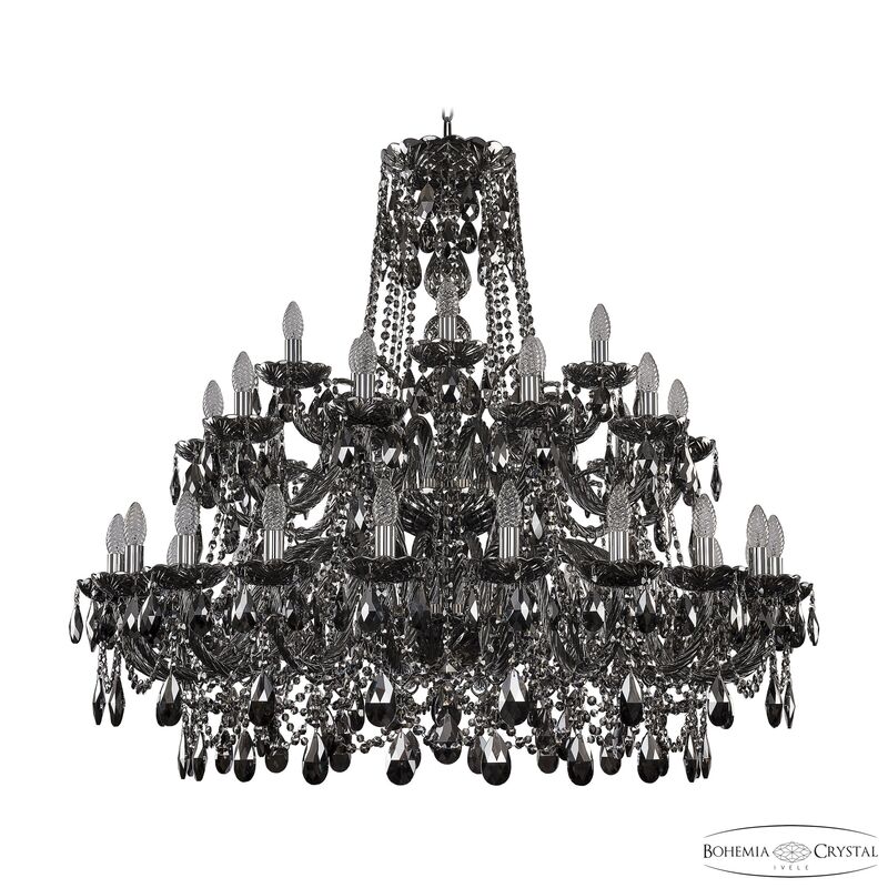Подвесная люстра Bohemia Ivele Crystal 1411/20+10+5/400/2d Ni M781 в Санкт-Петербурге