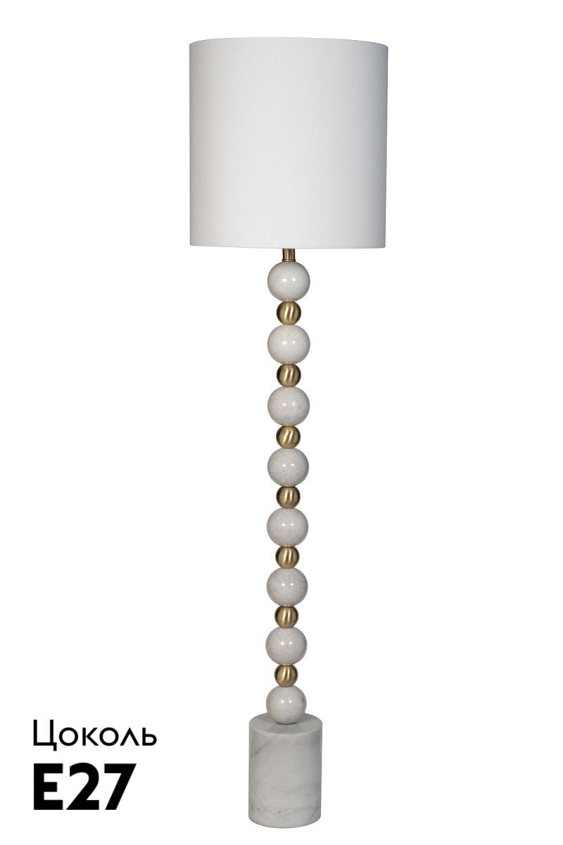 Торшер с абажуром Garda Decor 22-89576 в Санкт-Петербурге