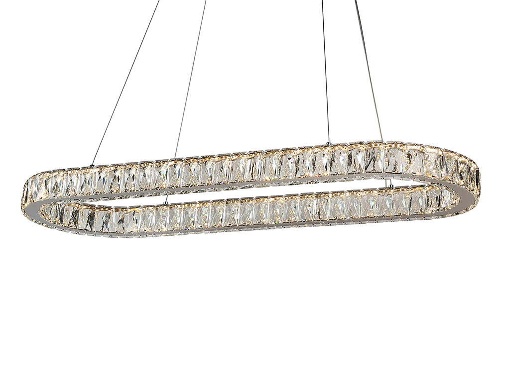 Подвесная люстра Newport 8580/90 C oval chrome М0071380 в Санкт-Петербурге