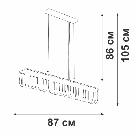 Подвесная люстра Vitaluce V5896-9/7S в Санкт-Петербурге