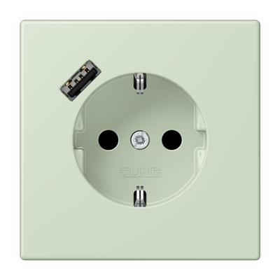 Розетка 2K+З USB Typ A Jung LC1520-18A218 в Санкт-Петербурге