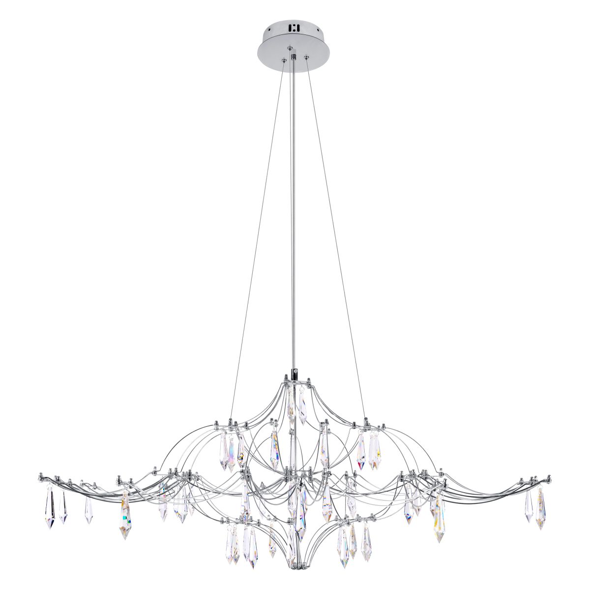 Подвесная люстра Loft IT Mira 10587/1000 Silver Asfour в Санкт-Петербурге