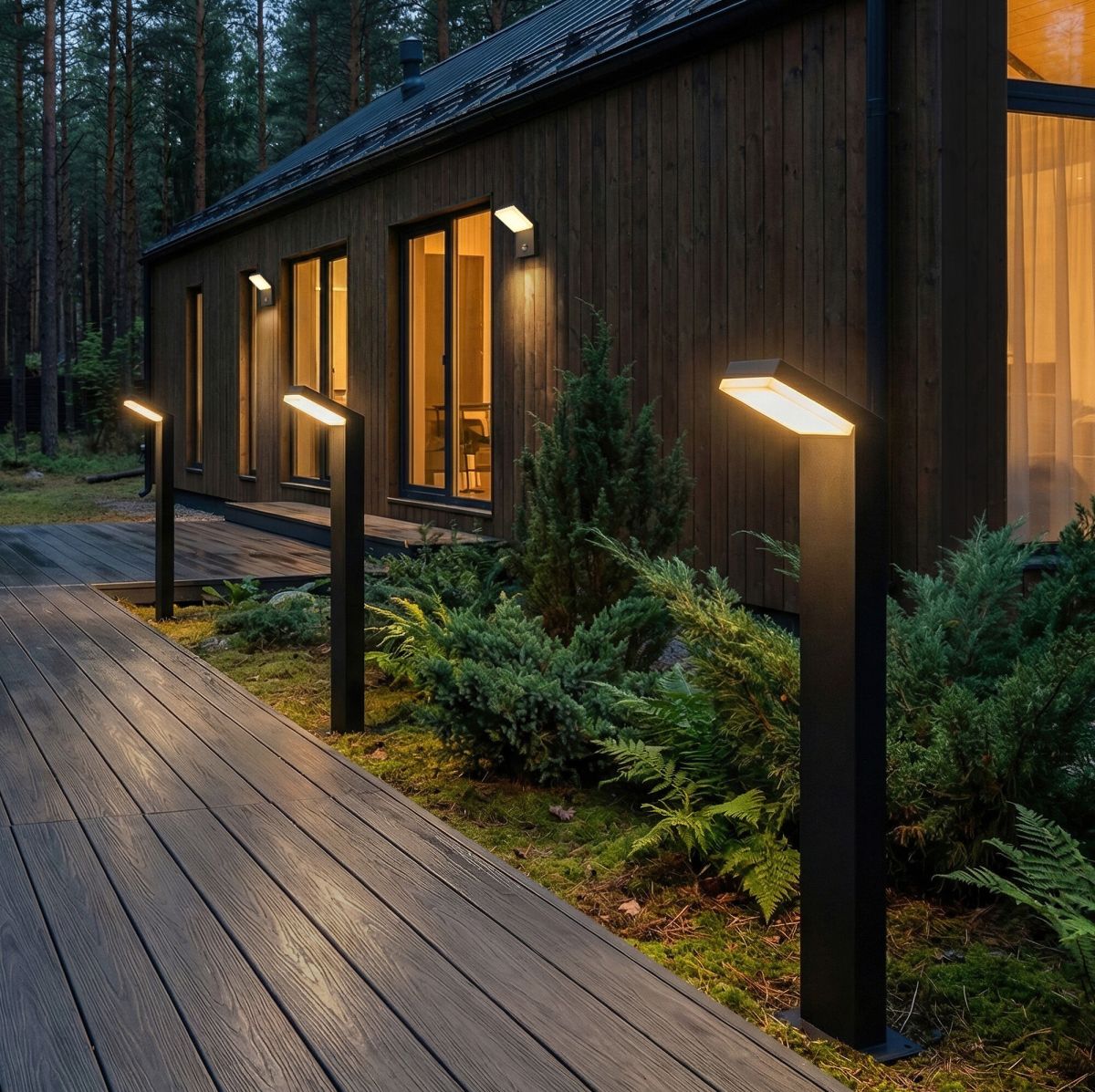 Ландшафтный светильник Elektrostandard Sensor 1542 TECHNO LED черный 4690389219238 a072088 в Санкт-Петербурге