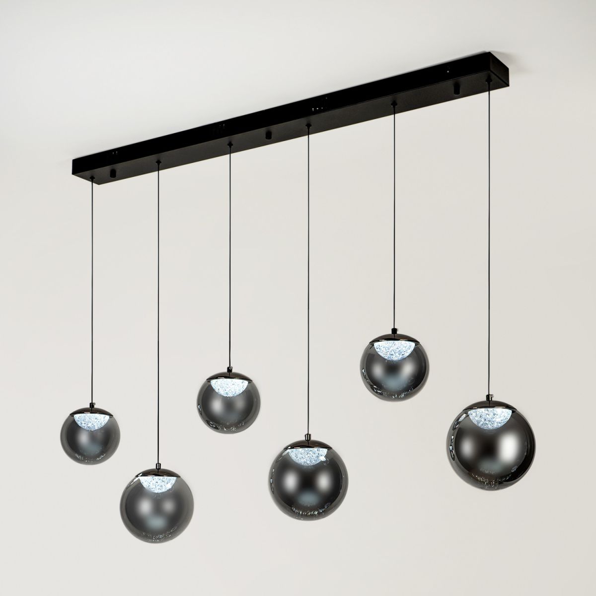 Подвесной светильник Modelux ML.2338.6 BK в #REGION_NAME_DECLINE_PP#