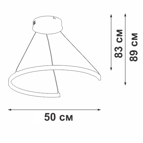 Подвесной светильник Vitaluce V2509DT-0/1S в Санкт-Петербурге