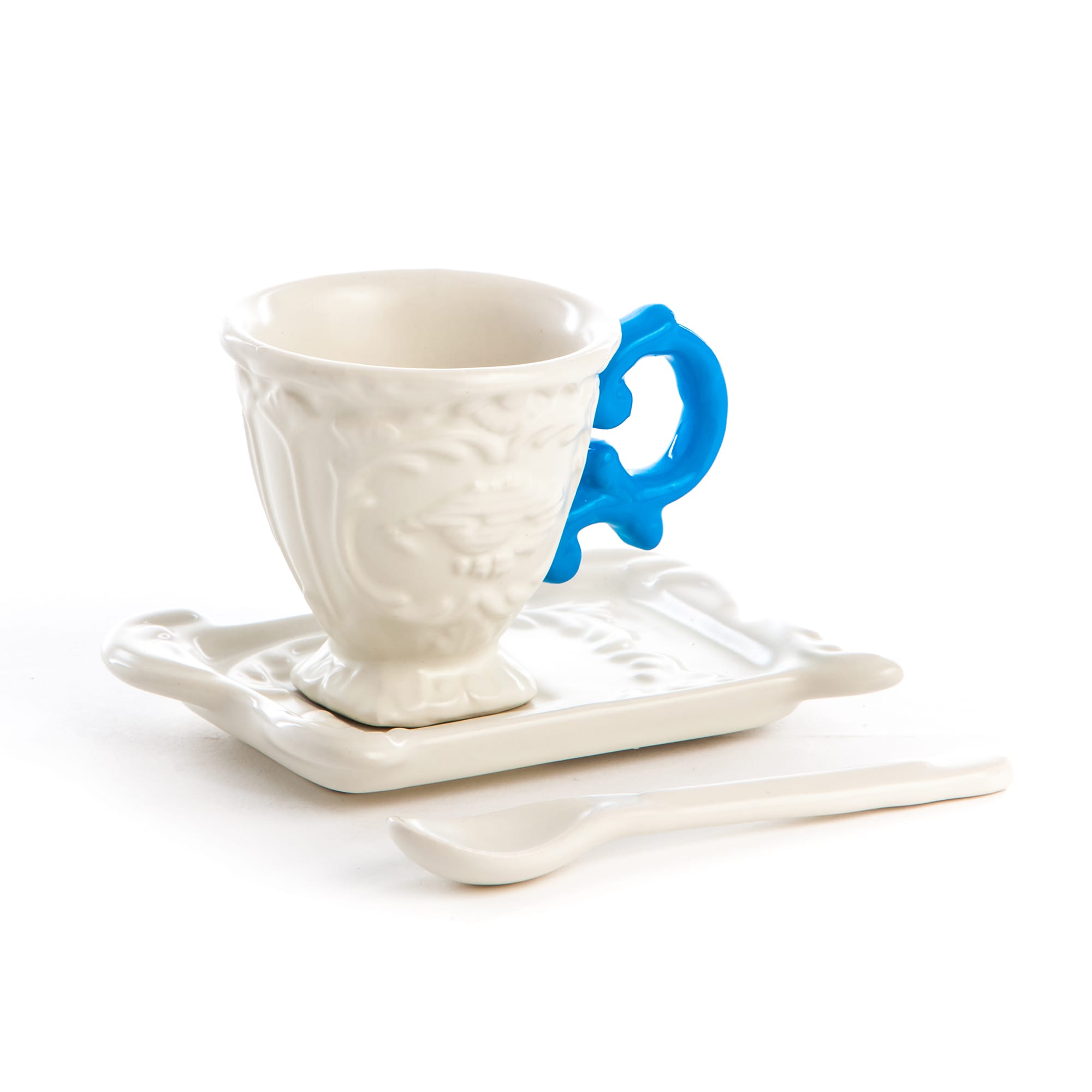 Блюдце с чашкой I-Coffee Blue Seletti I-Wares 09859_AZZ в Санкт-Петербурге