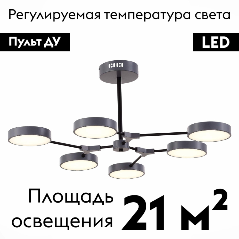 Потолочный светильник Evoluce Monta SLE6003-702-06 в Санкт-Петербурге
