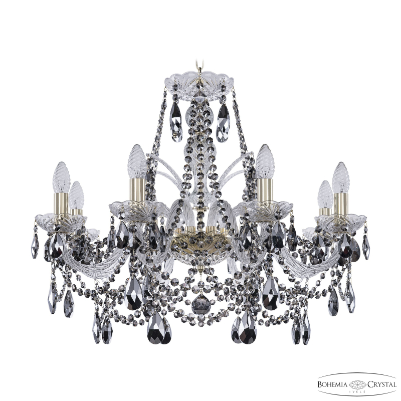 Подвесная люстра Bohemia Ivele Crystal 1411/8/240 G R781 в Санкт-Петербурге