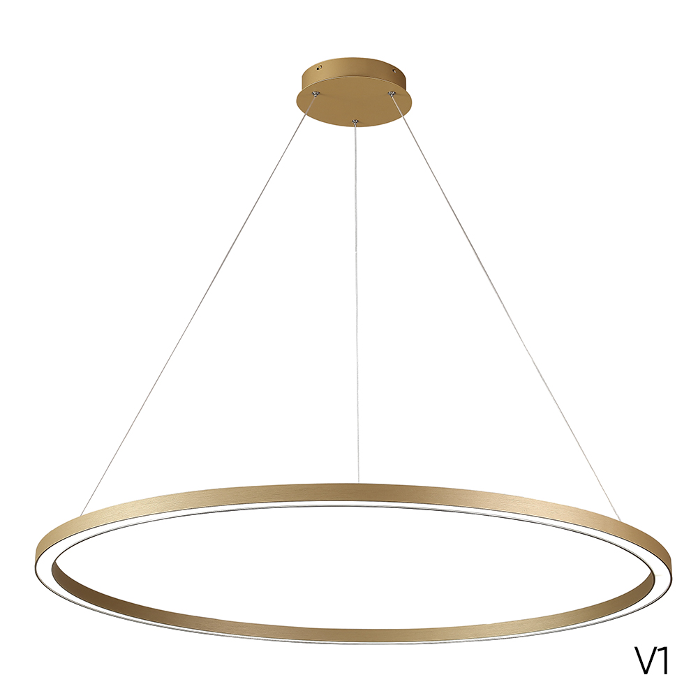 Подвесная люстра Crystal Lux FORTUNA SP88W LED GOLD в Санкт-Петербурге