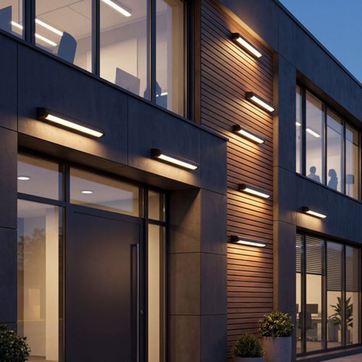 Уличный настенный светильник Reluce 86878-9.2-001JH LED18W BK RLOS в Санкт-Петербурге